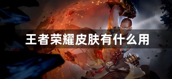 王者荣耀皮肤有什么用