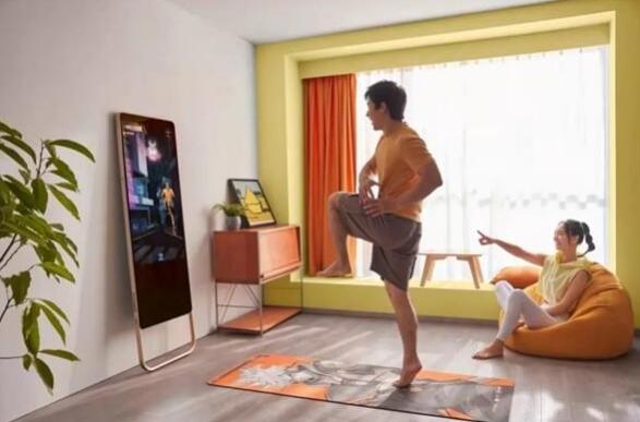 腾讯天美跨界推出AI健身镜与王者荣耀英雄交互健身