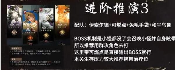 《重返未来1999》伊索尔德小房间进阶推演3怎么过
