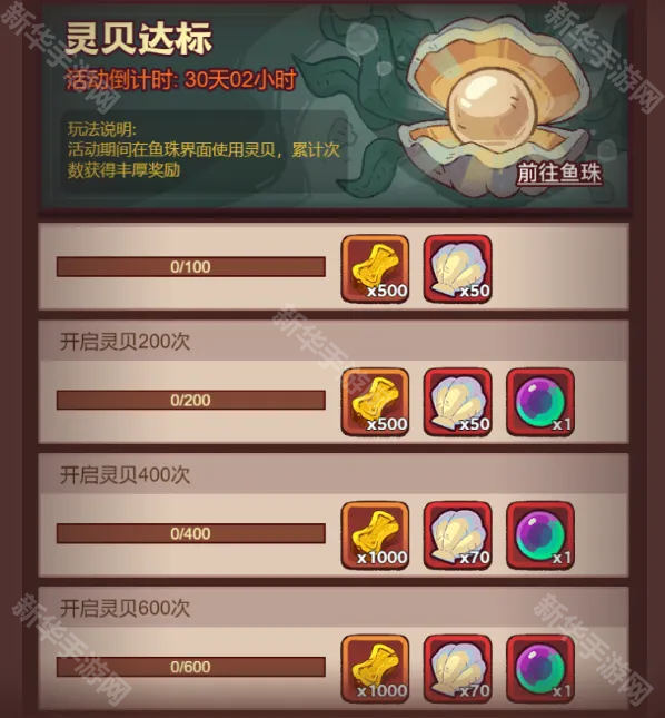 咸鱼之王灵贝氪金攻略