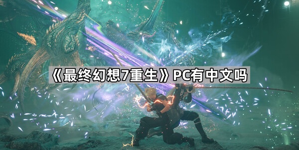 最终幻想7重生PC有中文吗
