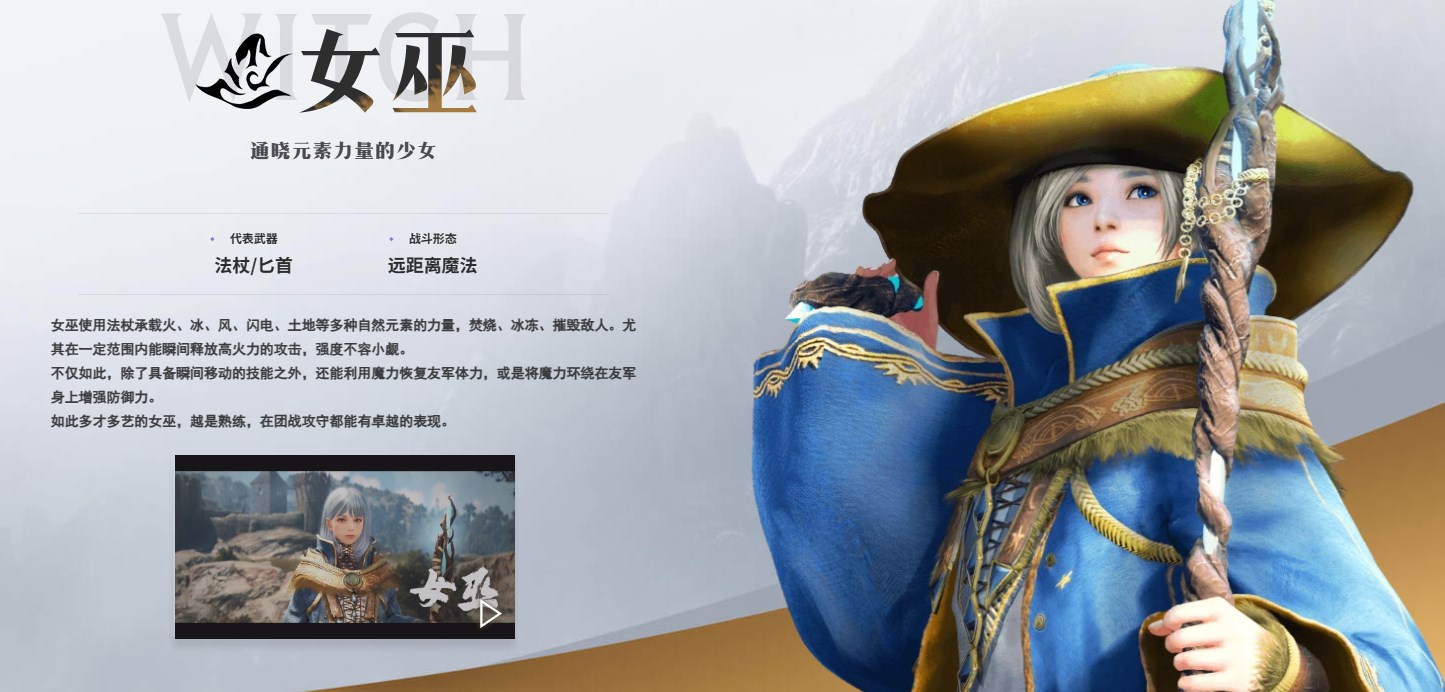 黑色沙漠游戏职业介绍