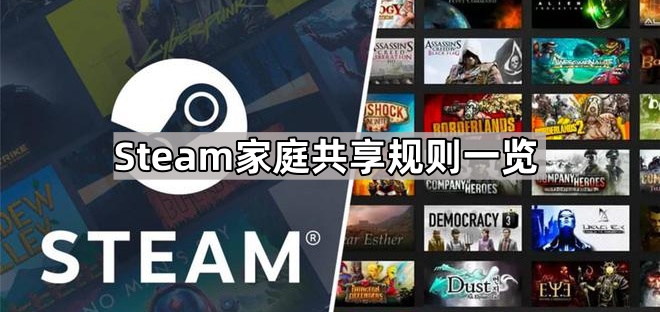 Steam家庭共享规则一览