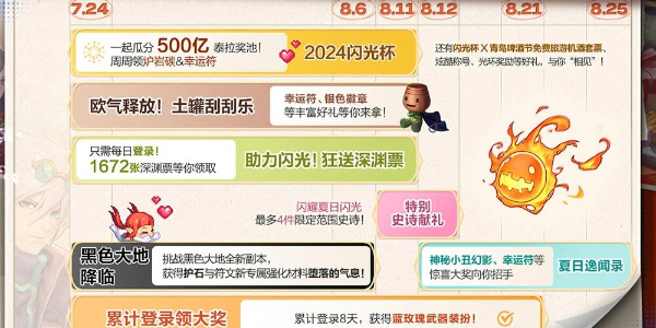 DNF手游夏日版本福利介绍