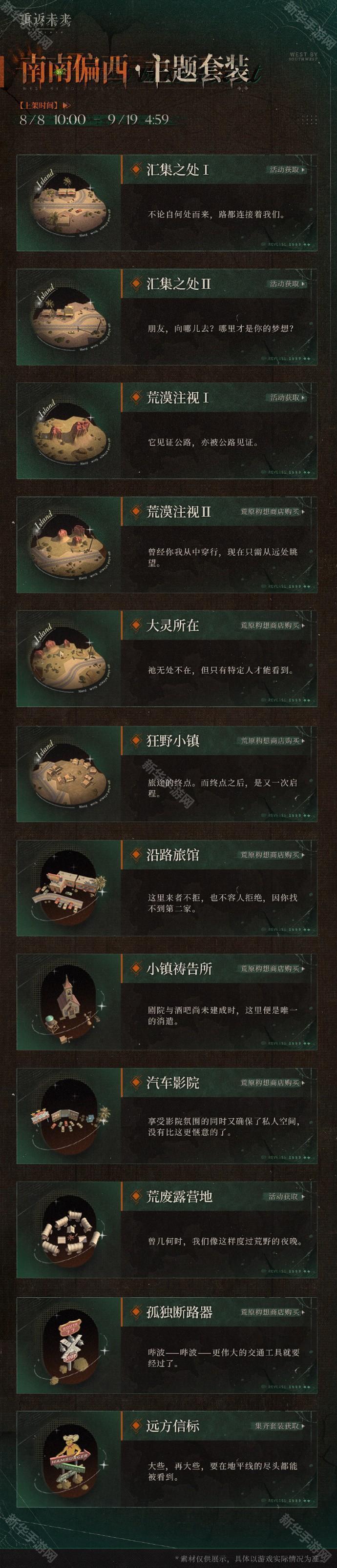 重返未来1999南南偏西荒原主题套装获取方法