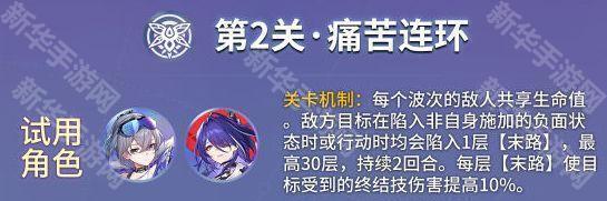 崩坏星穹铁道星芒烁变全试用角色第二关攻略