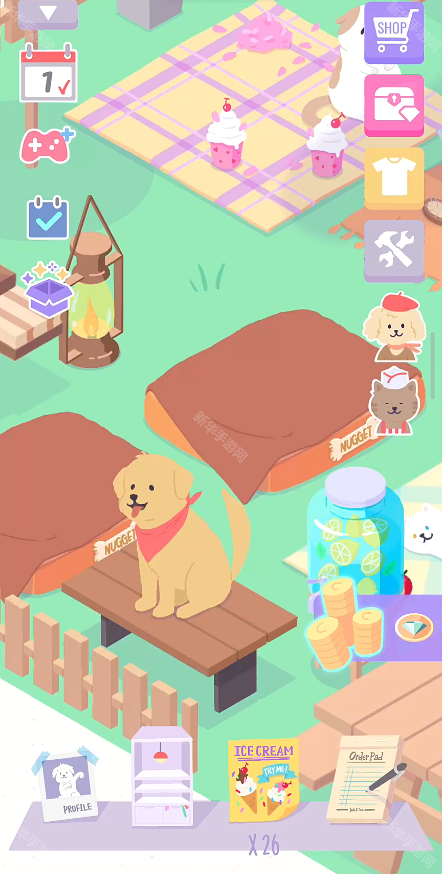 猫猫狗狗冰淇淋小动物换装方法介绍