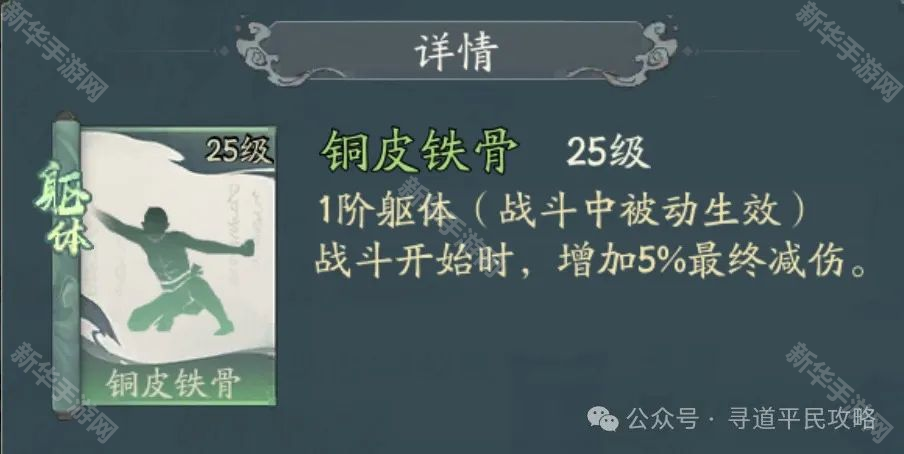 寻道大千铜皮铁骨和金刚不坏对比分析