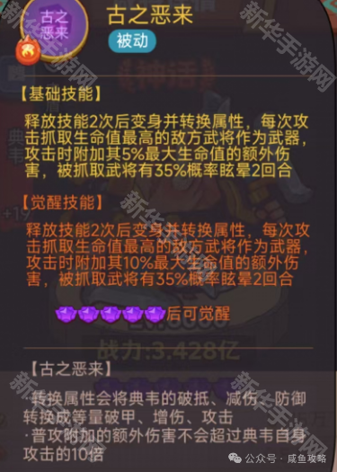咸鱼之王新红将典韦强度测评