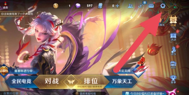 王者荣耀贵族标志隐藏方法