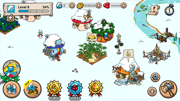 蓝精灵村庄最新版安卓版